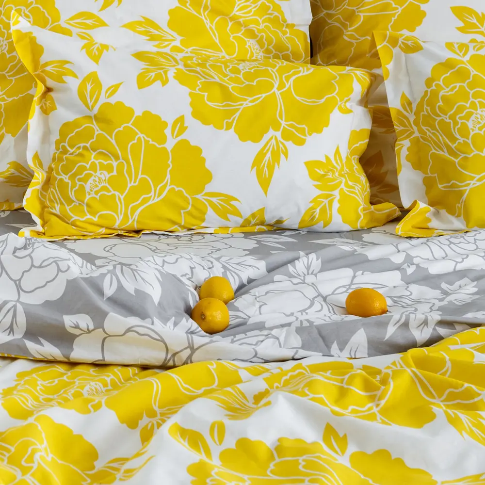 Фото 8 Комплект постельного белья Windslow Фиона полутораспальный перкаль 50x70 см, разноцветный