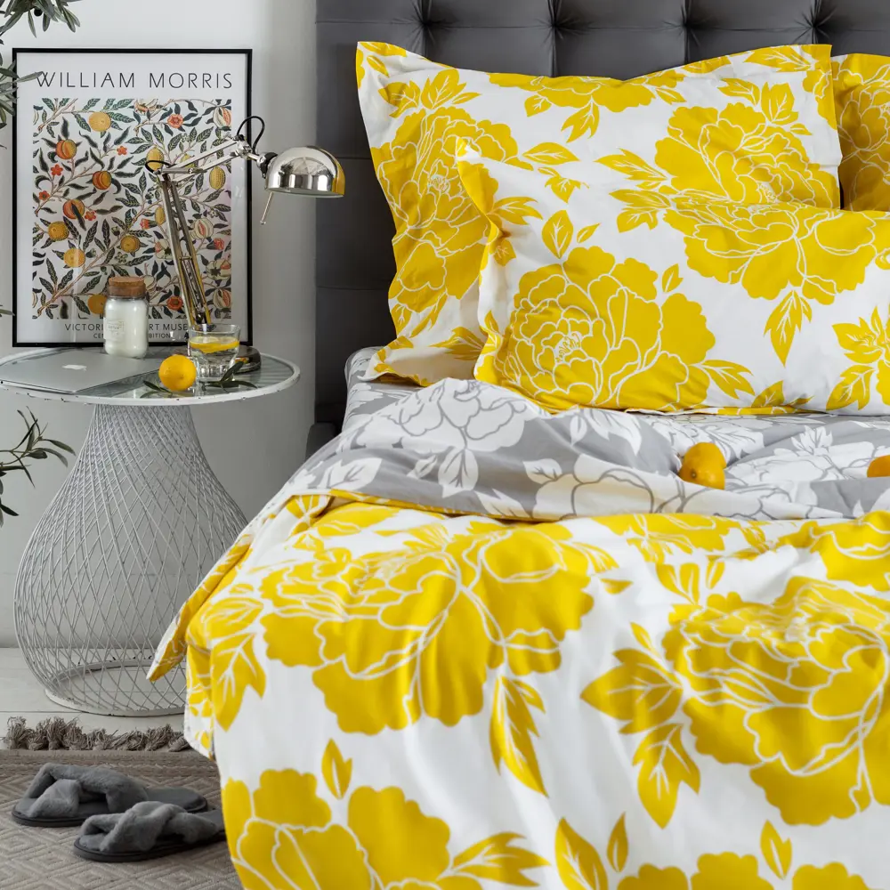 Фото Комплект постельного белья Windslow Фиона евро перкаль 70x70 см, разноцветный