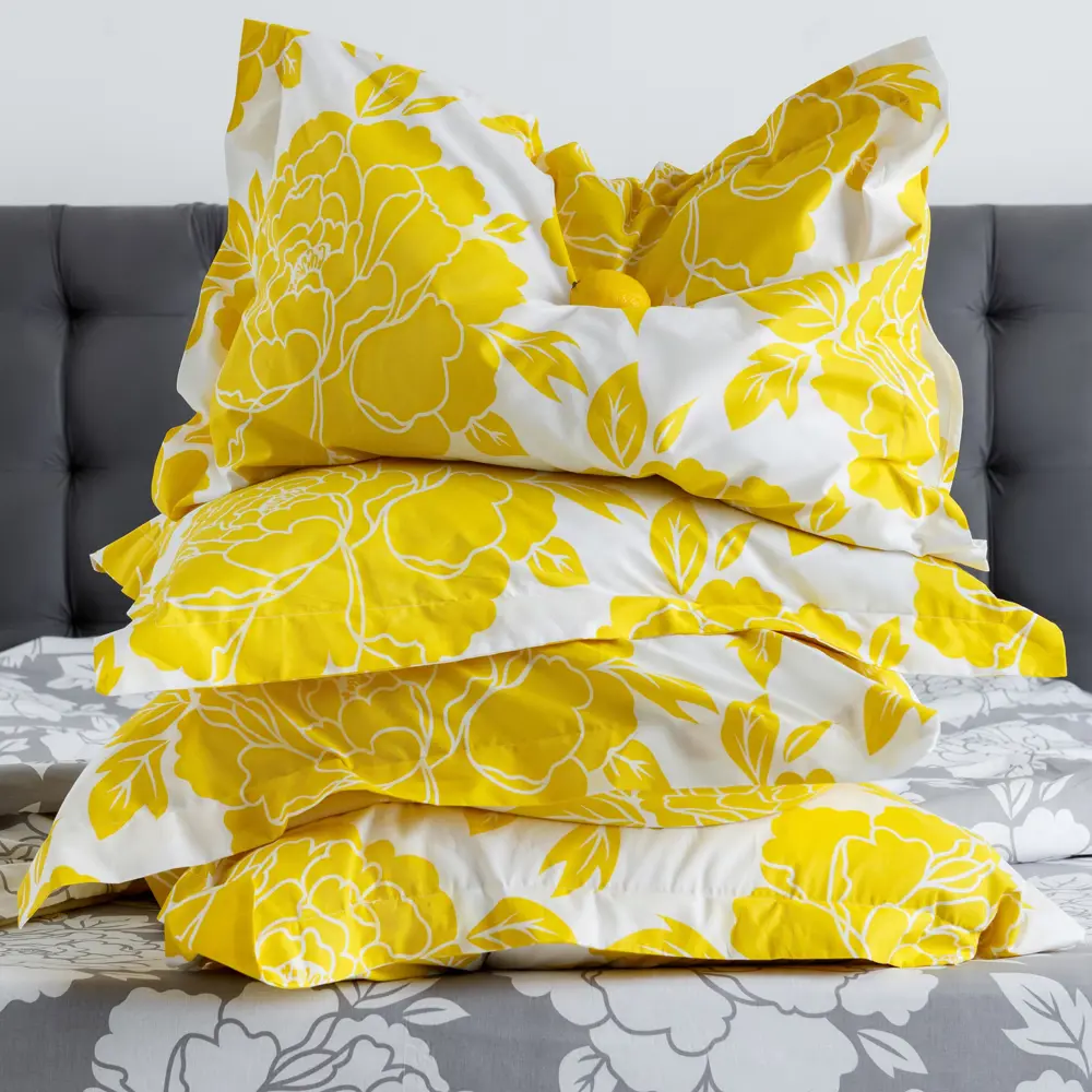 Фото 4 Комплект постельного белья Windslow Фиона двуспальный перкаль 50x70 см, разноцветный