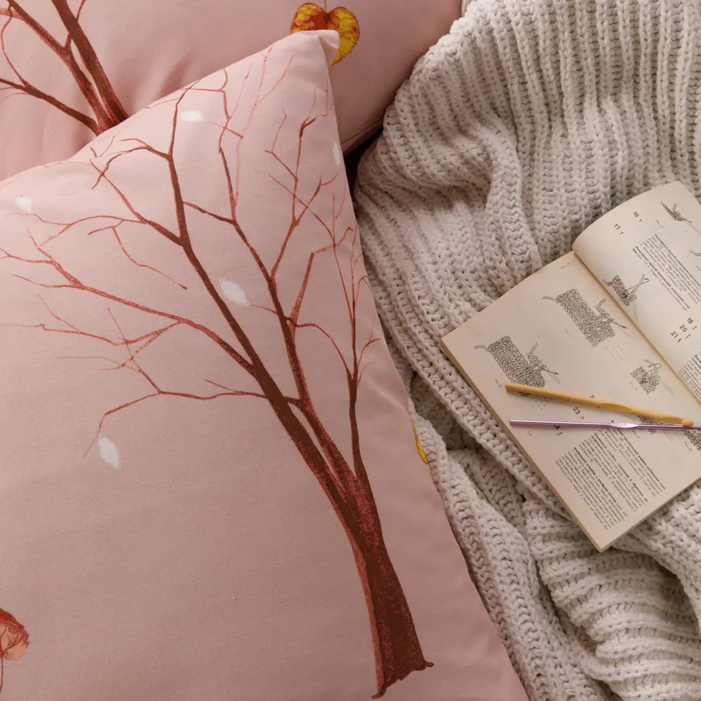 Фото 8 Комплект постельного белья Веселина Аруба евро бязь 70x70 см, разноцветный