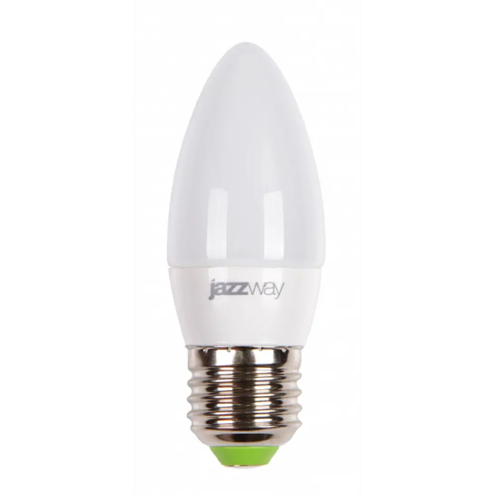 Фото Лампа светодиодная Jazzway 1027849-2 Pled Power E27 220-240 В 7 Вт свеча матовая 560 Лм холодный белый свет Фото Лампа светодиодная Jazzway 1027849-2 Pled Power E27 220-240 В 7 Вт свеча матовая 560 Лм холодный белый свет