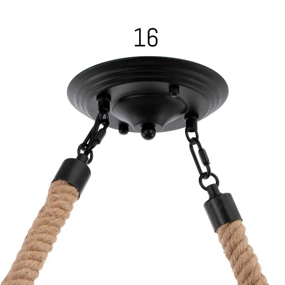 Фото 5 Светильник подвесной BAYERLUX 4941645 3 лампы 6 м² цвет черный