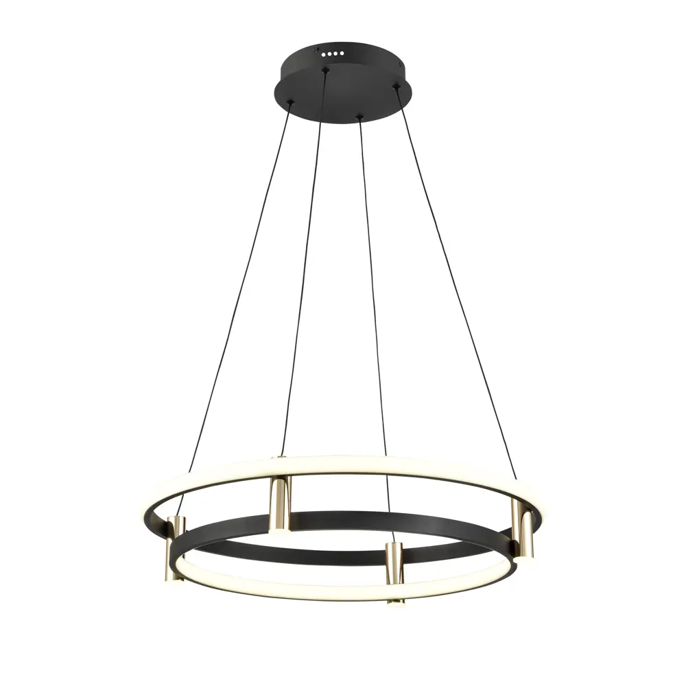 Фото Светильник подвесной светодиодный VELE LUCE VL7314P14 Libertas 25 м² теплый белый свет цвет черный Фото Светильник подвесной светодиодный VELE LUCE VL7314P14 Libertas 25 м² теплый белый свет цвет черный