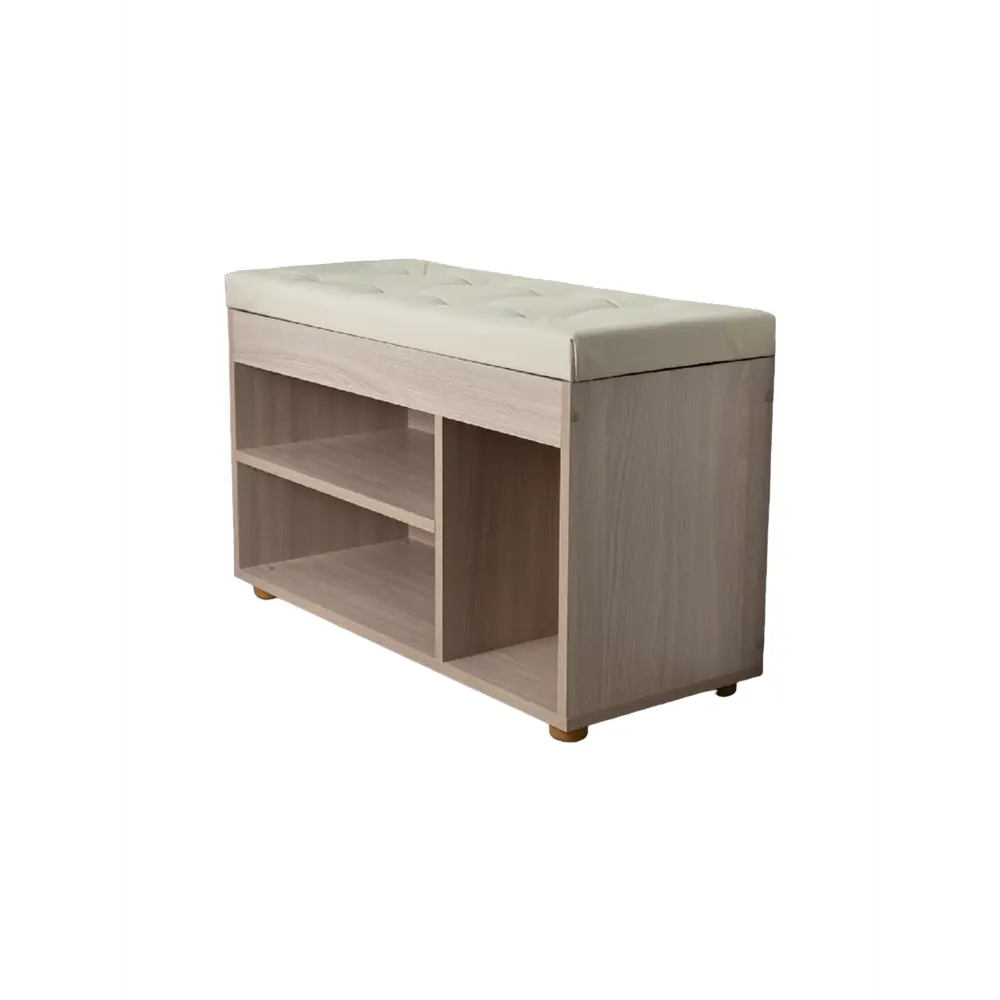 Фото Тумба напольная Wood&stone 80x50x30 см 1 ящик ЛДСП цвет светлый орех Фото Тумба напольная Wood&stone 80x50x30 см 1 ящик ЛДСП цвет светлый орех