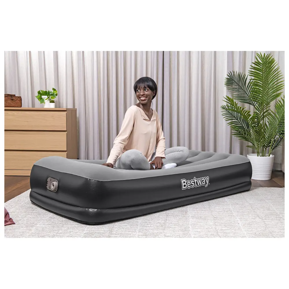 Фото 4 Кровать надувная Bestway 67723 Twin 191x97x36 см со встроенным электронасосом Фото 4 Кровать надувная Bestway 67723 Twin 191x97x36 см со встроенным электронасосом