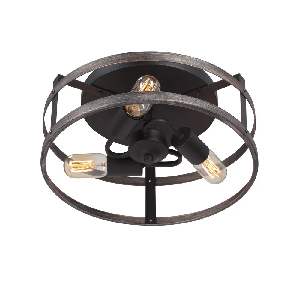 Фото 2 Светильник настенно-потолочный VITALUCE V3767-1_3PL 3 лампы 9 м² цвет коричневый Фото 2 Светильник настенно-потолочный VITALUCE V3767-1_3PL 3 лампы 9 м² цвет коричневый