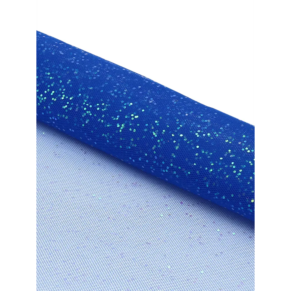 Фото Сетка с глиттером Fashion Doll 50см x 75см (+/-2 см) синий Фото Сетка с глиттером Fashion Doll 50см x 75см (+/-2 см) синий