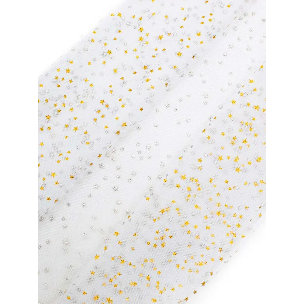 Фото Фатин со звездочками Айрис 50 x 50см белый Фото Фатин со звездочками Айрис 50 x 50см белый