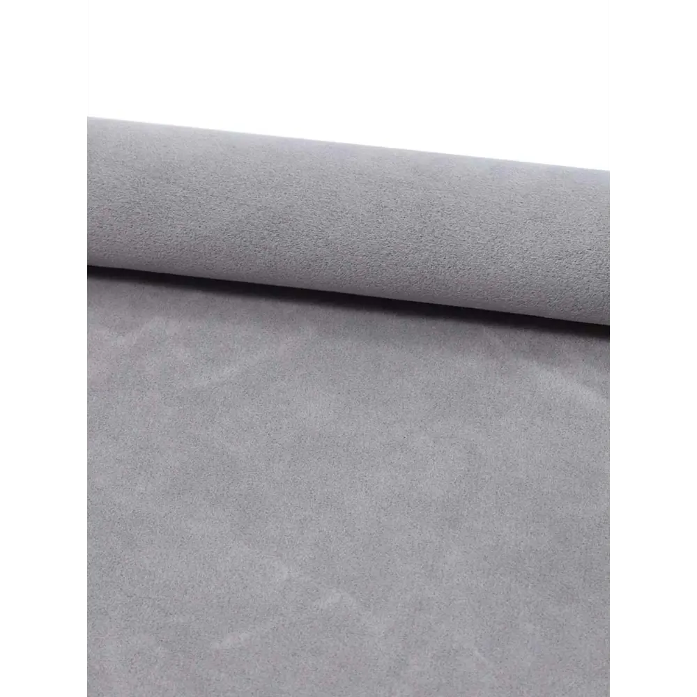 Фото Замша Айрис 20 x 30 см искусственная двухсторонняя 2 листа 27482 светло- серый