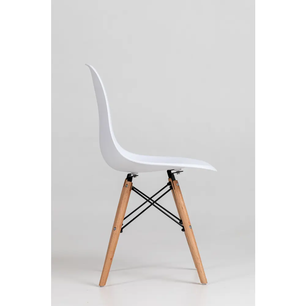 Фото 4 Комплект кухонных стульев 2 шт Мекко 623-1 82x46x46 см abs-пластик цвет белый Фото 4 Комплект кухонных стульев 2 шт Мекко 623-1 82x46x46 см abs-пластик цвет белый