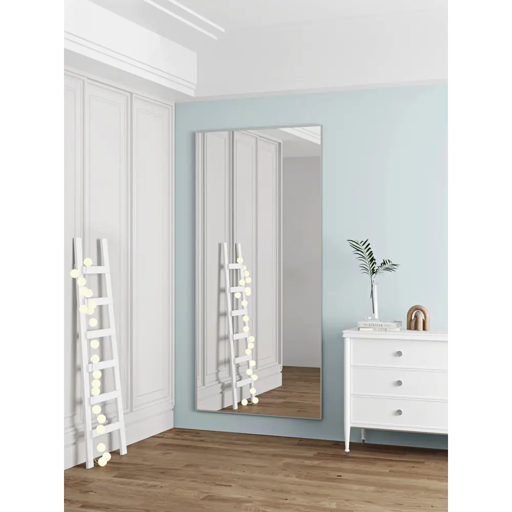 Фото 4 Зеркало в полный рост Toda Alma Matte silver 81x240 см цвет рамы матовое серебро Фото 4 Зеркало в полный рост Toda Alma Matte silver 81x240 см цвет рамы матовое серебро