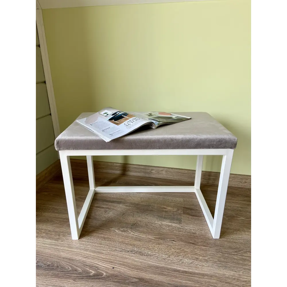 Фото Банкетка Bkbeige-03 35x45x60 см цвет бежево-розовый Фото Банкетка Bkbeige-03 35x45x60 см цвет бежево-розовый