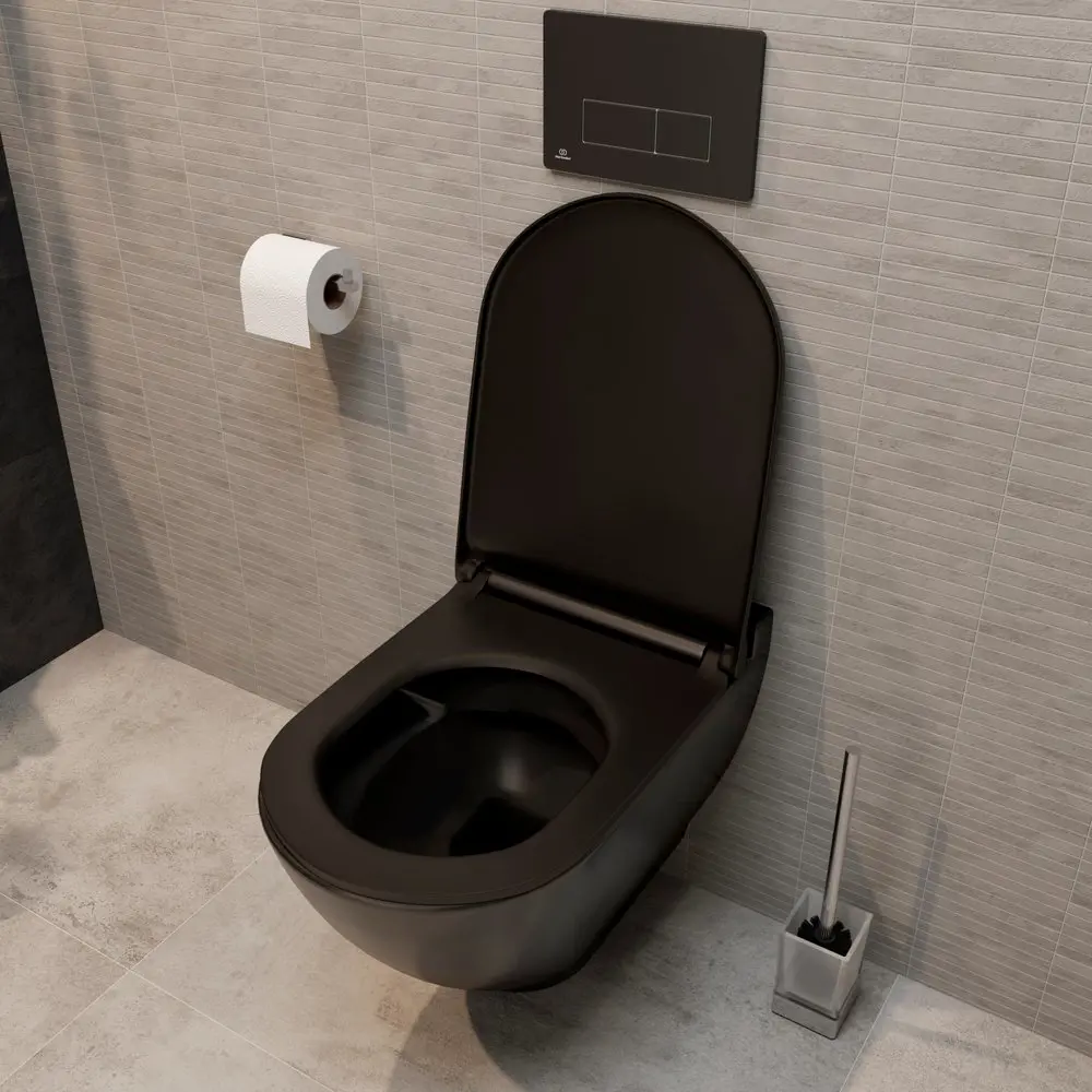 Фото 8 Комплект инсталляция с унитазом Stworki 480181 цвет черный Фото 8 Комплект инсталляция с унитазом Stworki 480181 цвет черный