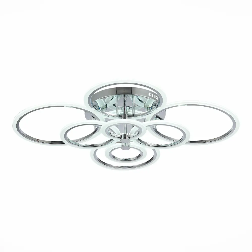 Фото 9 Люстра потолочная светодиодная Alma light ALC00100CH-3000-6000K-LED.8x212W с пультом управления 34 м² регулируемый белый свет цвет серый/серебристый Фото 9 Люстра потолочная светодиодная Alma light ALC00100CH-3000-6000K-LED.8x212W с пультом управления 34 м² регулируемый белый свет цвет серый/серебристый