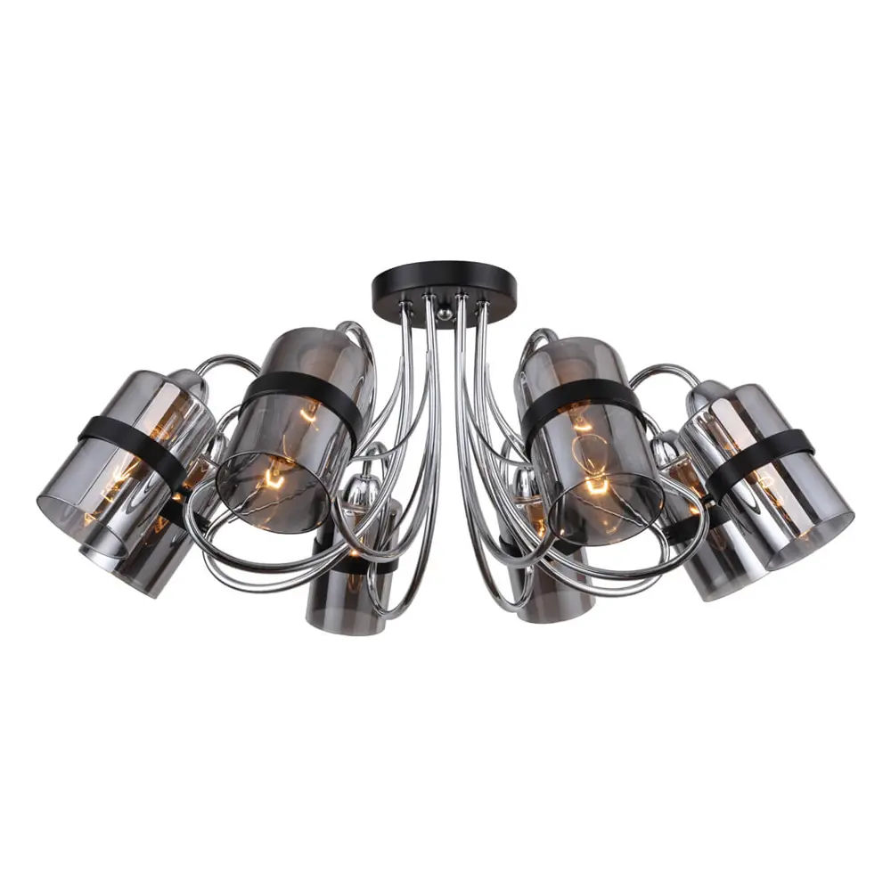 Фото Светильник настенно-потолочный F-PROMO 2351-8U 8 ламп 24 м² цвет хром Фото Светильник настенно-потолочный F-PROMO 2351-8U 8 ламп 24 м² цвет хром