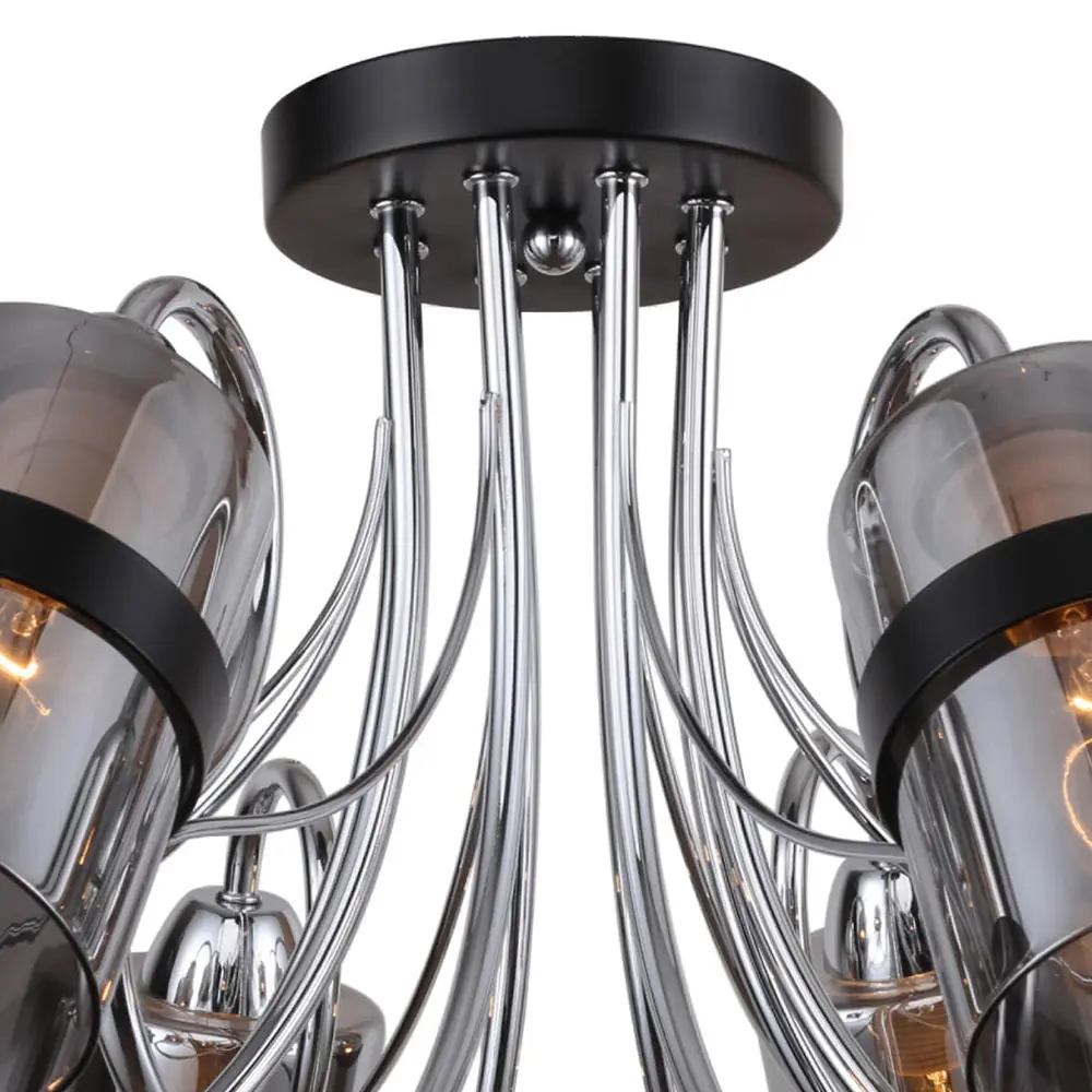 Фото 2 Светильник настенно-потолочный F-PROMO 2351-8U 8 ламп 24 м² цвет хром Фото 2 Светильник настенно-потолочный F-PROMO 2351-8U 8 ламп 24 м² цвет хром