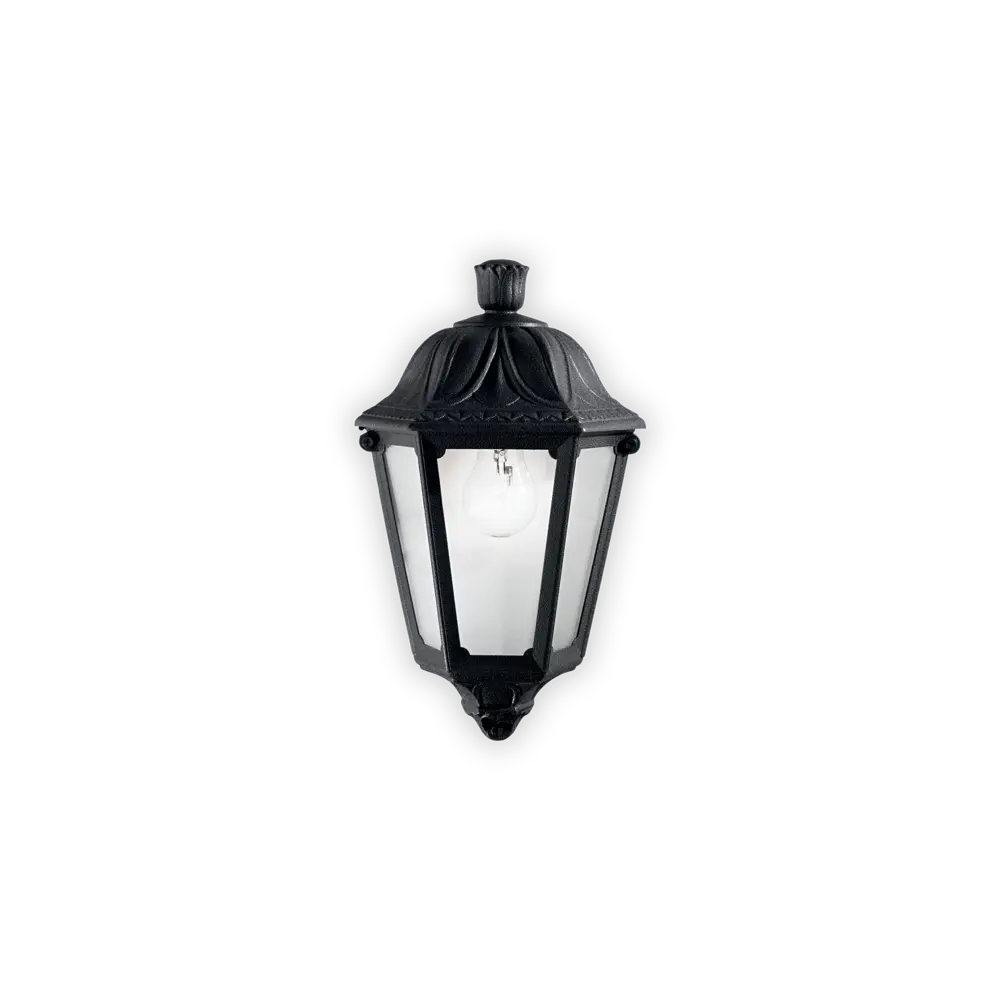 Фото Настенный светильник IDEAL LUX 101552 цвет черный Фото Настенный светильник IDEAL LUX 101552 цвет черный