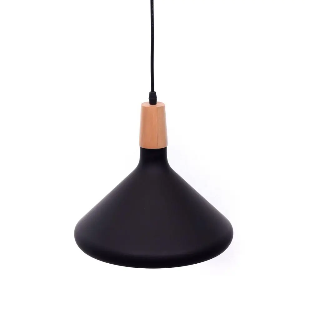 Фото 3 Светильник подвесной LUMINA DECO LDP 7754-B BK+WT Bafido 1 лампа цвет черный Фото 3 Светильник подвесной LUMINA DECO LDP 7754-B BK+WT Bafido 1 лампа цвет черный