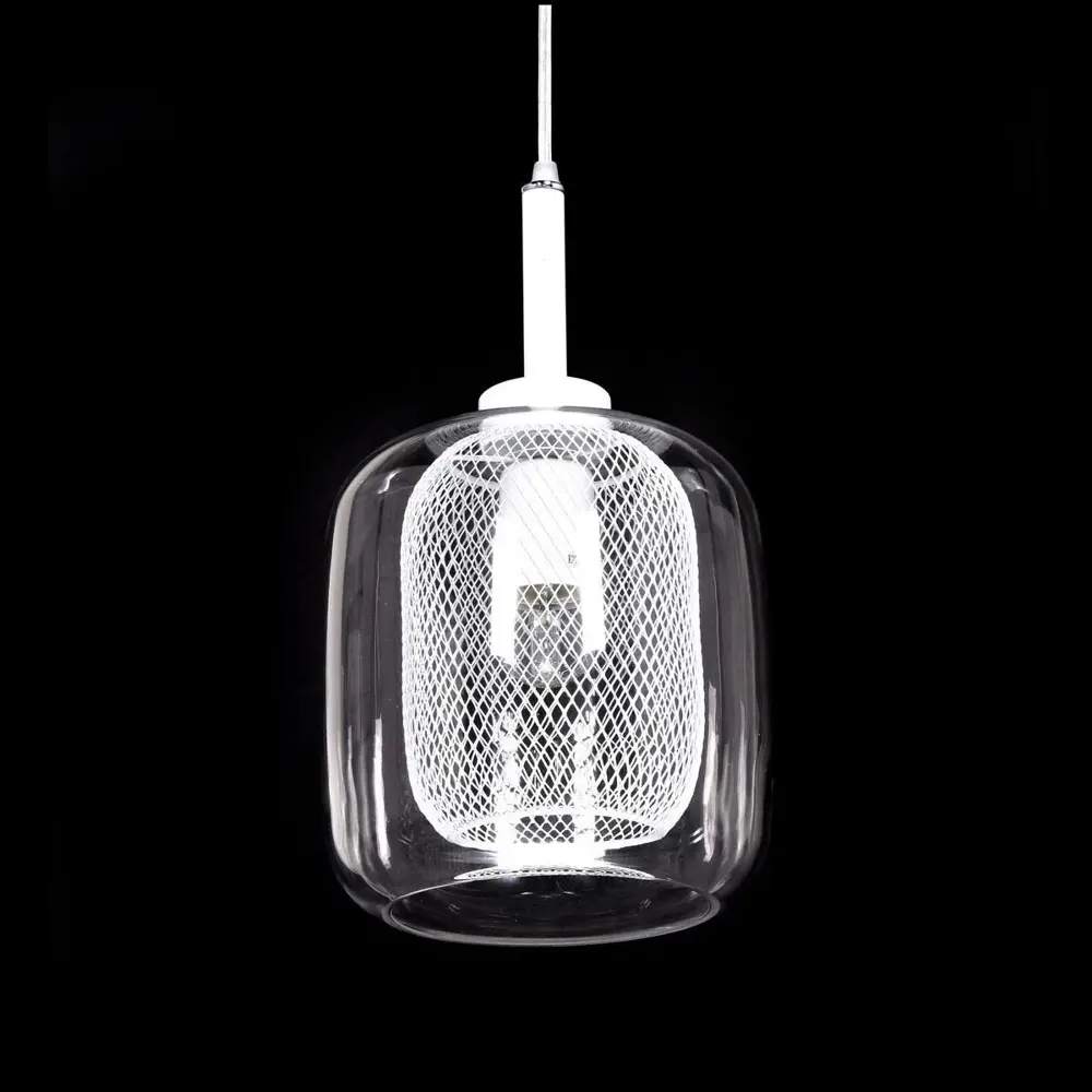 Фото 3 Светильник подвесной LUMINA DECO LDP 11337 WT Bessa 1 лампа цвет белый Фото 3 Светильник подвесной LUMINA DECO LDP 11337 WT Bessa 1 лампа цвет белый