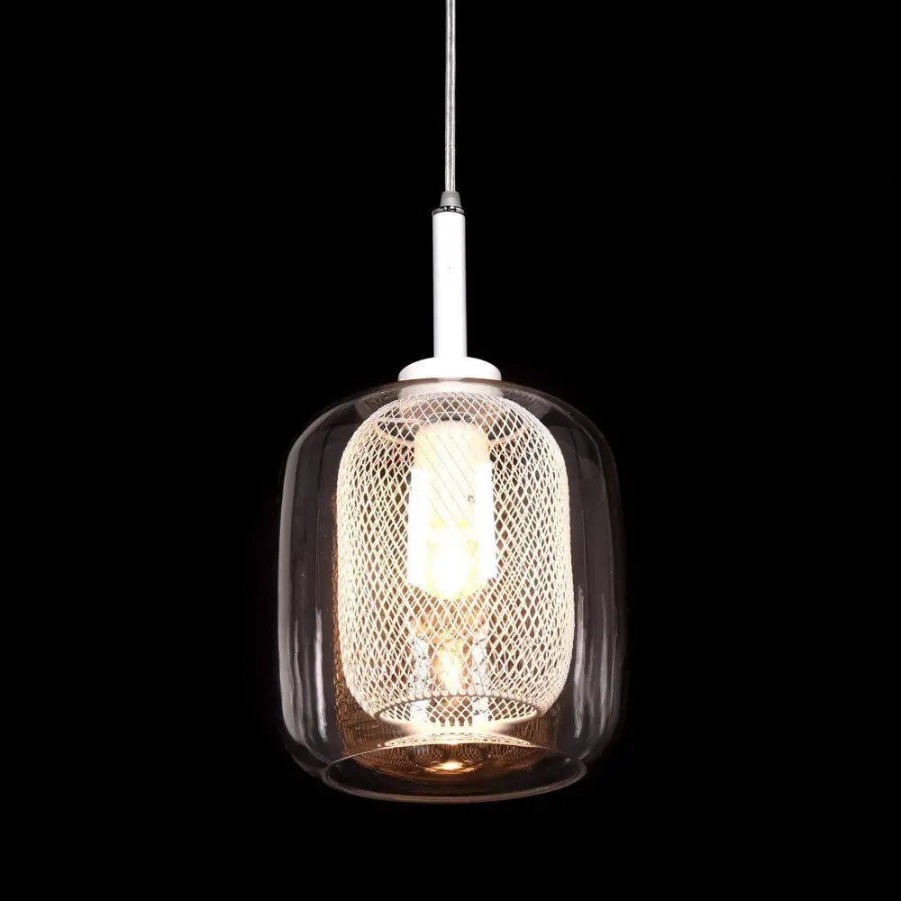 Фото 2 Светильник подвесной LUMINA DECO LDP 11337 WT Bessa 1 лампа цвет белый Фото 2 Светильник подвесной LUMINA DECO LDP 11337 WT Bessa 1 лампа цвет белый
