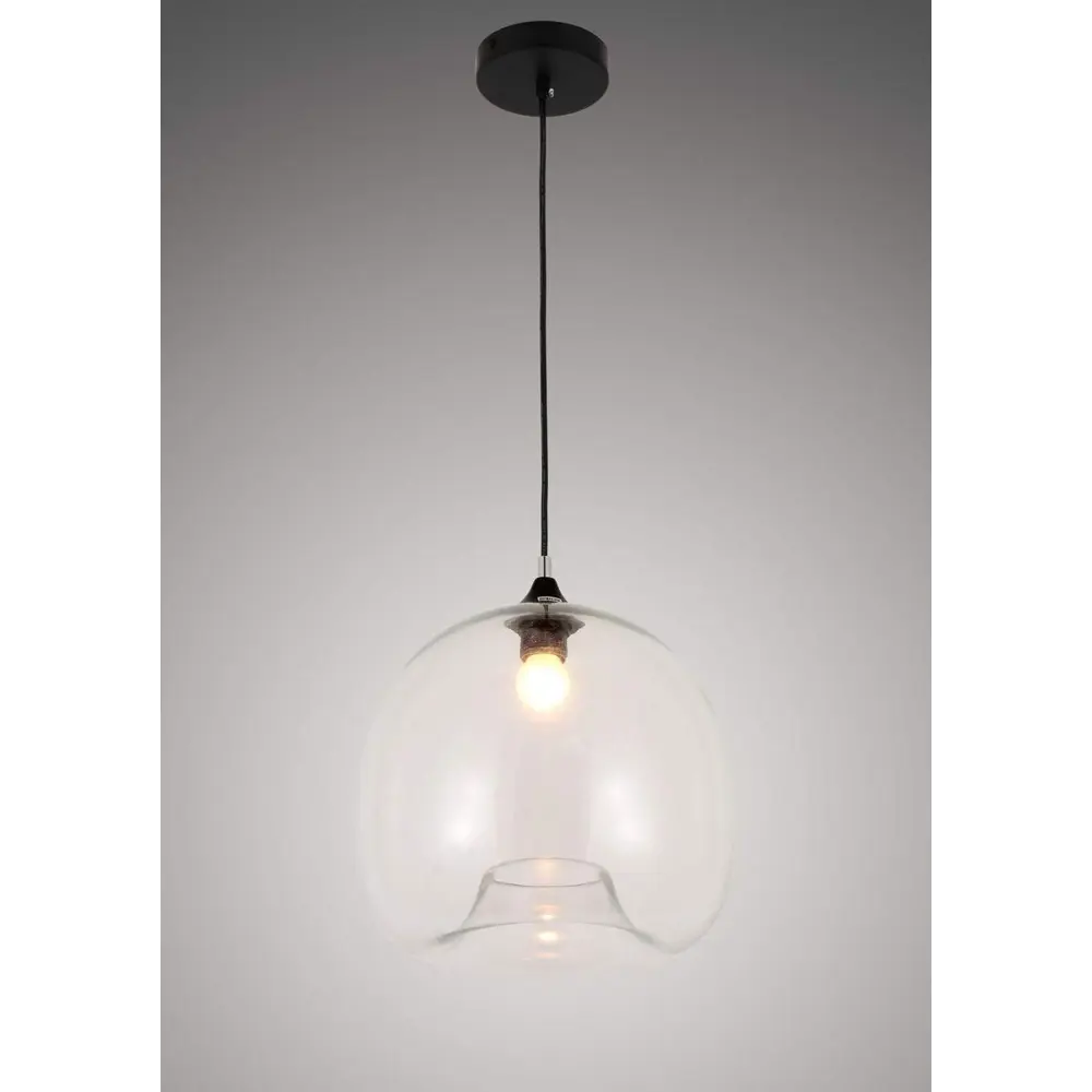 Фото 2 Светильник подвесной LUMINA DECO LDP 6812 PR Cesio 1 лампа цвет прозрачный Фото 2 Светильник подвесной LUMINA DECO LDP 6812 PR Cesio 1 лампа цвет прозрачный