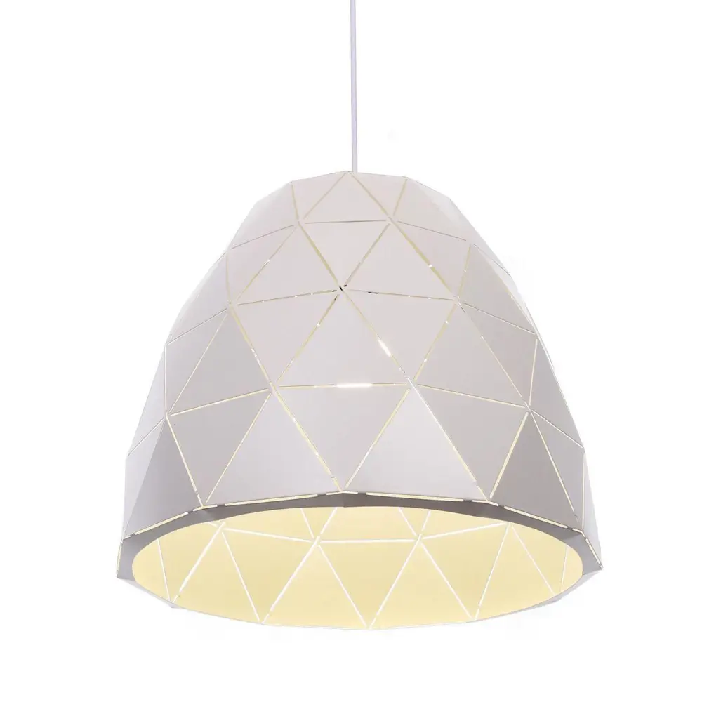 Фото 3 Светильник подвесной LUMINA DECO LDP 7415 WT Dukka 1 лампа цвет белый Фото 3 Светильник подвесной LUMINA DECO LDP 7415 WT Dukka 1 лампа цвет белый