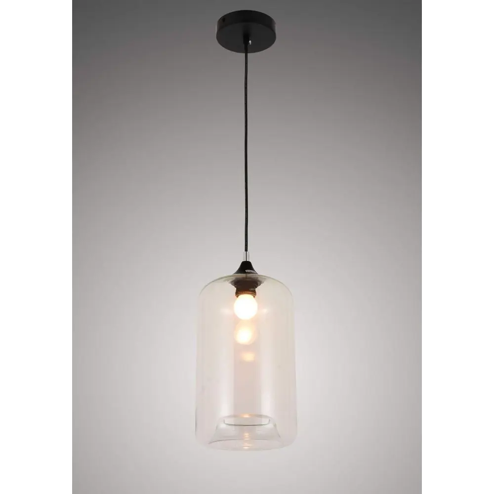 Фото 2 Светильник подвесной LUMINA DECO LDP 6813 PR Monti 1 лампа цвет прозрачный Фото 2 Светильник подвесной LUMINA DECO LDP 6813 PR Monti 1 лампа цвет прозрачный
