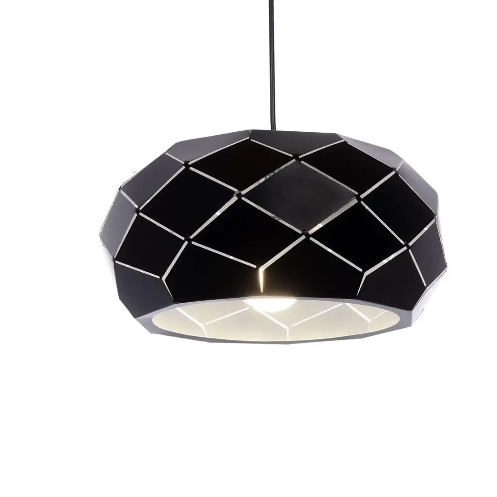 Фото 2 Светильник подвесной LUMINA DECO LDP 7443 BK Rokka 1 лампа цвет черный Фото 2 Светильник подвесной LUMINA DECO LDP 7443 BK Rokka 1 лампа цвет черный