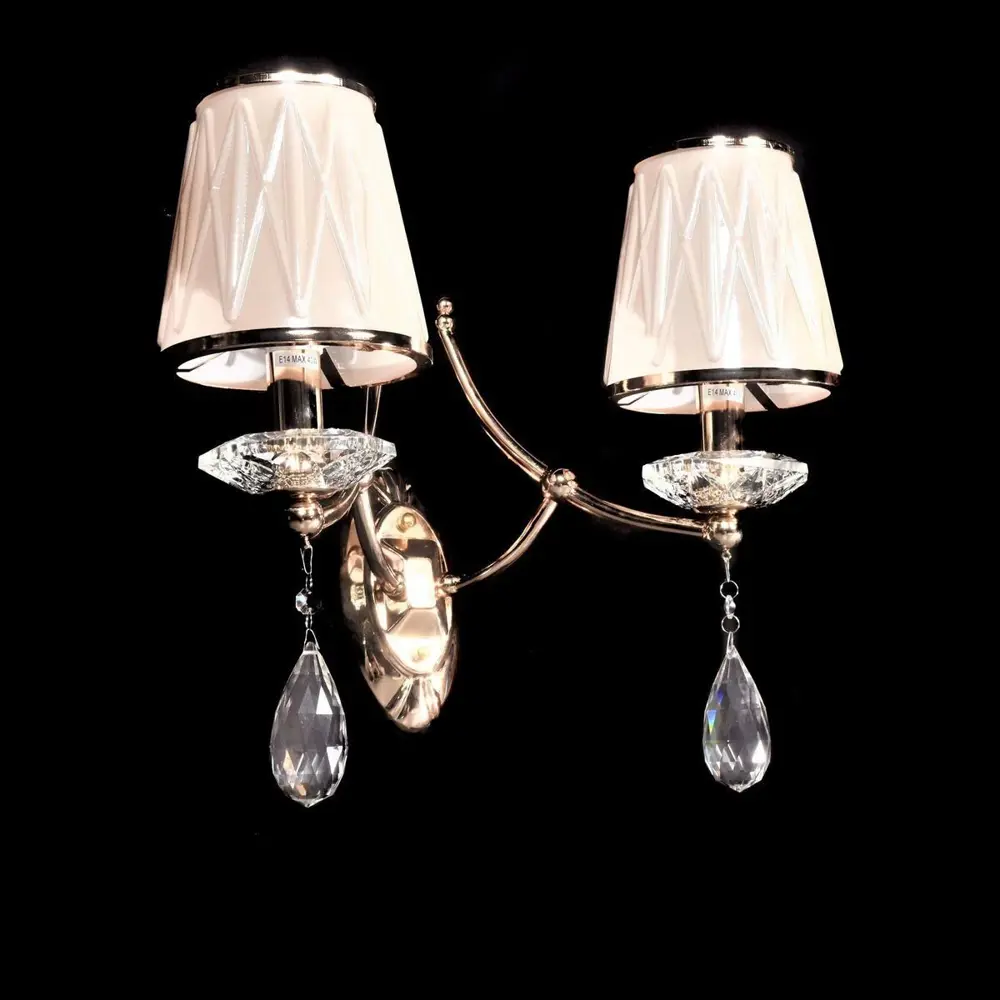 Фото 2 Настенный светильник LUMINA DECO LDW 9268-2 GD Dominni цвет золотой Фото 2 Настенный светильник LUMINA DECO LDW 9268-2 GD Dominni цвет золотой