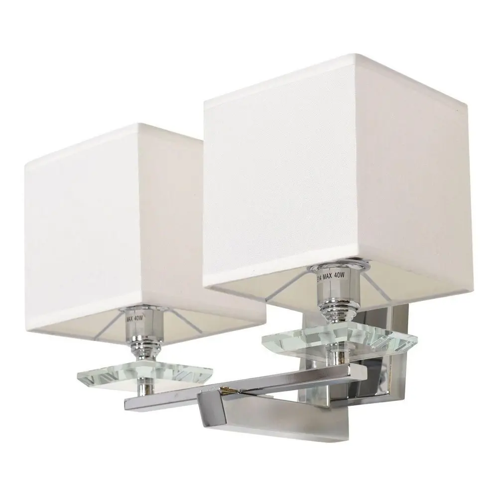 Фото Настенный светильник LUMINA DECO LDW 1248-2 WT Flianelo цвет белый Фото Настенный светильник LUMINA DECO LDW 1248-2 WT Flianelo цвет белый