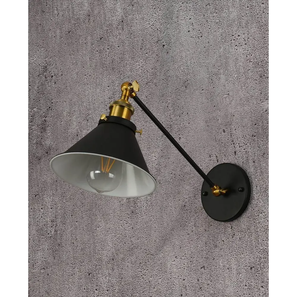 Фото 2 Настенный светильник LUMINA DECO LDW B016-1 BK Gubi цвет черный Фото 2 Настенный светильник LUMINA DECO LDW B016-1 BK Gubi цвет черный