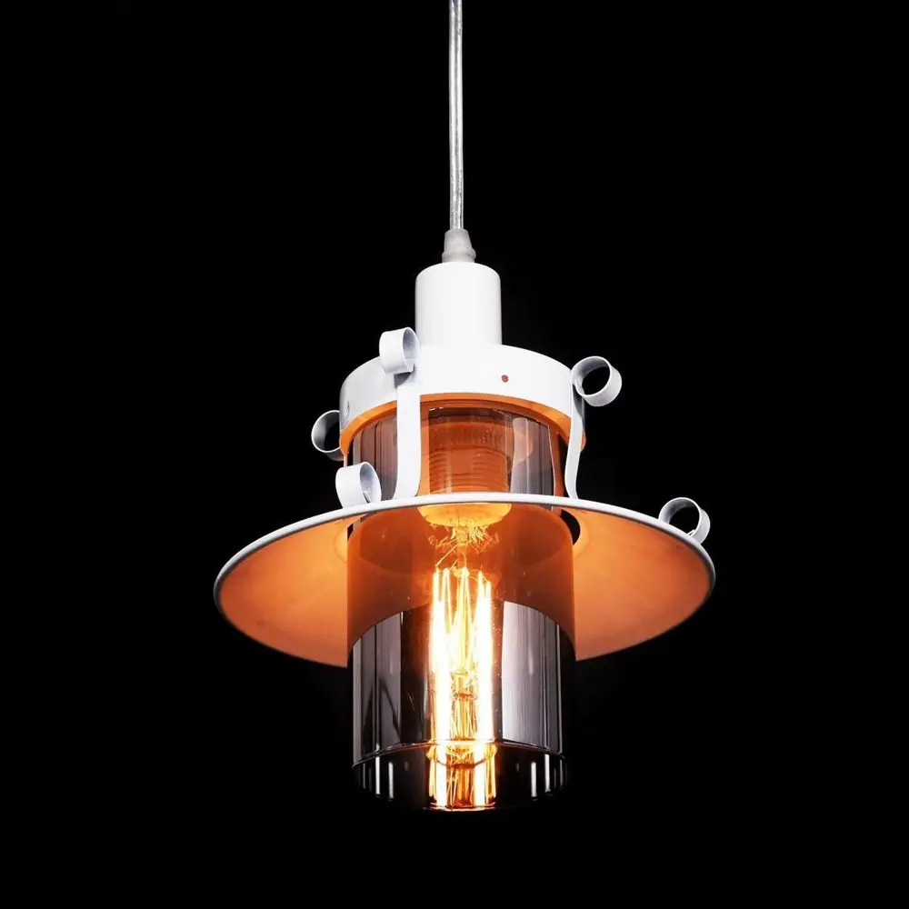 Фото 4 Светильник подвесной LUMINA DECO LDP 11327-1 WT Capri 1 лампа цвет белый Фото 4 Светильник подвесной LUMINA DECO LDP 11327-1 WT Capri 1 лампа цвет белый