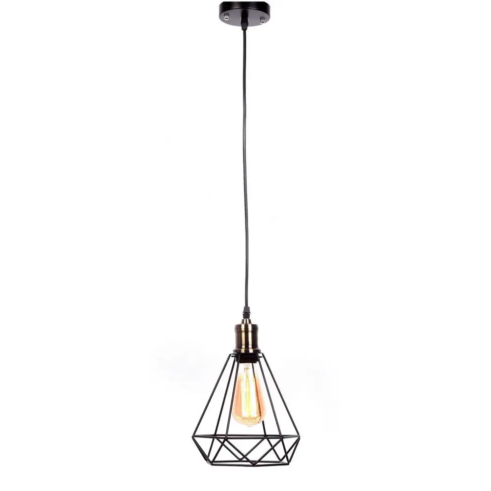 Фото Светильник подвесной LUMINA DECO LDP 11609-1 BK Cobi 1 лампа цвет черный Фото Светильник подвесной LUMINA DECO LDP 11609-1 BK Cobi 1 лампа цвет черный