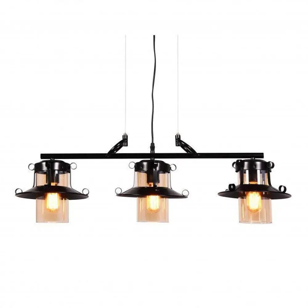 Фото Светильник подвесной LUMINA DECO LDP 11328-3 PR BK Capri 3 лампы цвет черный Фото Светильник подвесной LUMINA DECO LDP 11328-3 PR BK Capri 3 лампы цвет черный
