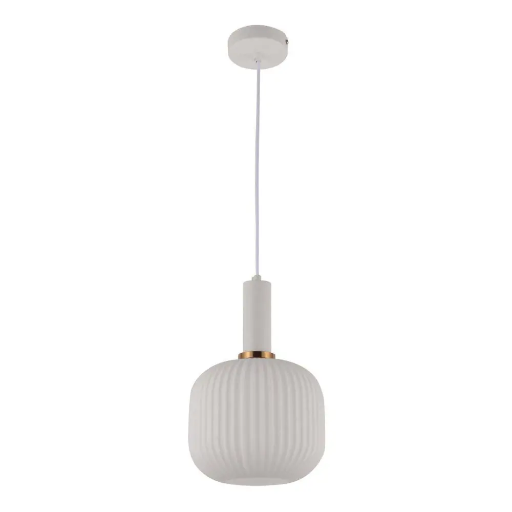 Фото 2 Светильник подвесной LUMINA DECO LDP 1217-1 WT+WT Gato 1 лампа цвет белый Фото 2 Светильник подвесной LUMINA DECO LDP 1217-1 WT+WT Gato 1 лампа цвет белый