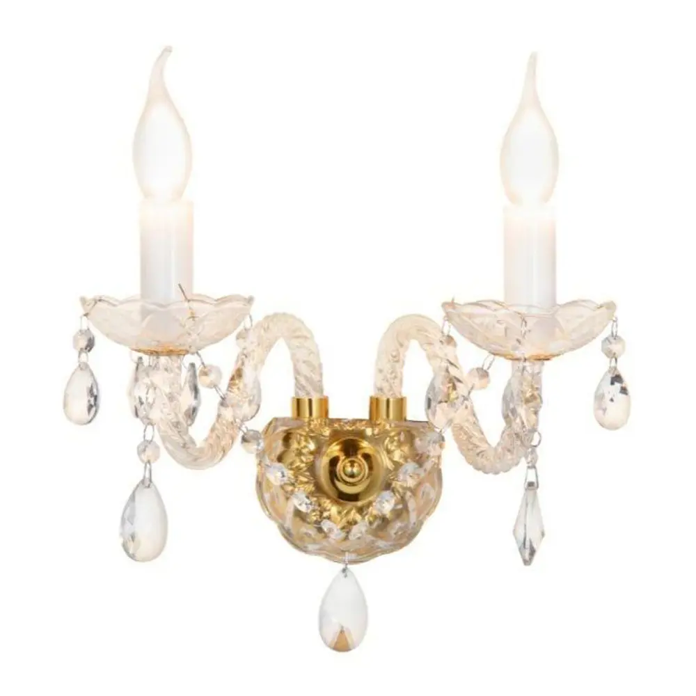 Фото 2 Светильник настенно-потолочный LUMINA DECO LDW 7026-2 SL+GD 2 лампы цвет золото