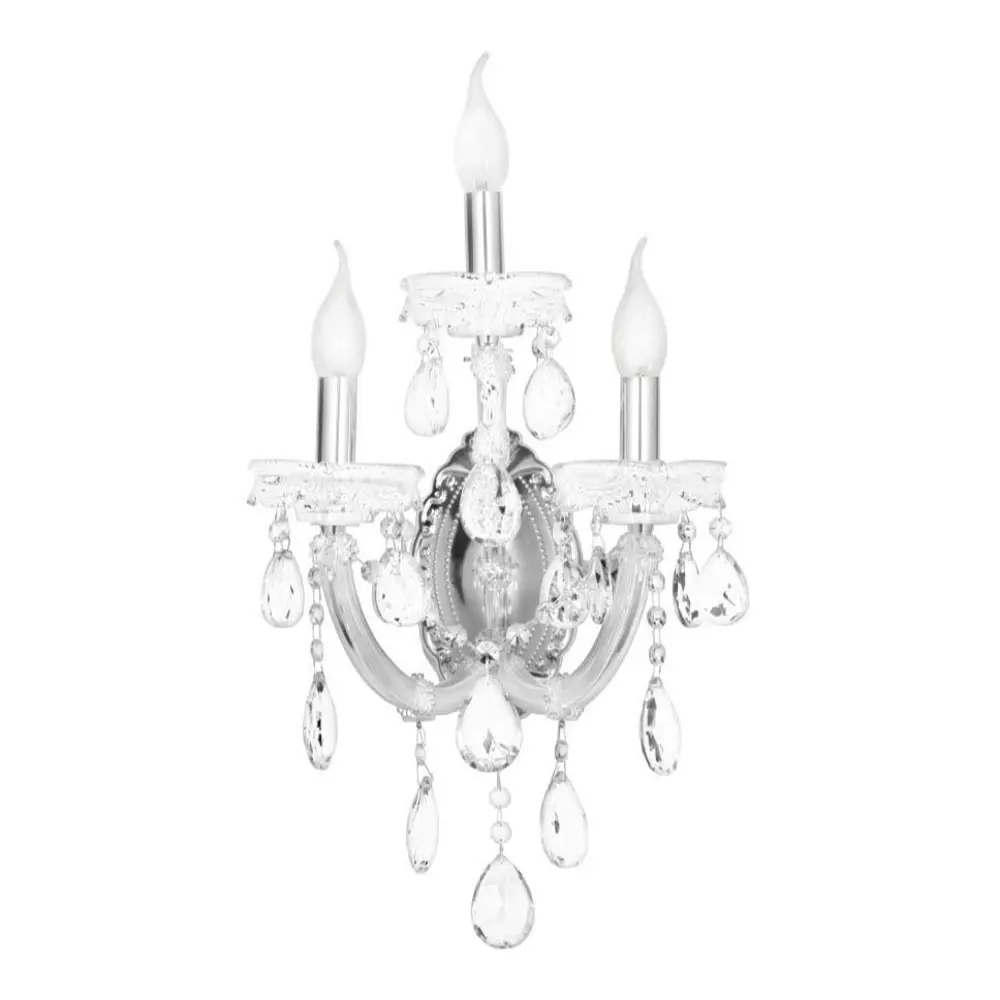 Фото 2 Светильник настенно-потолочный LUMINA DECO LDW 7029-3 CHR 3 лампы цвет хром