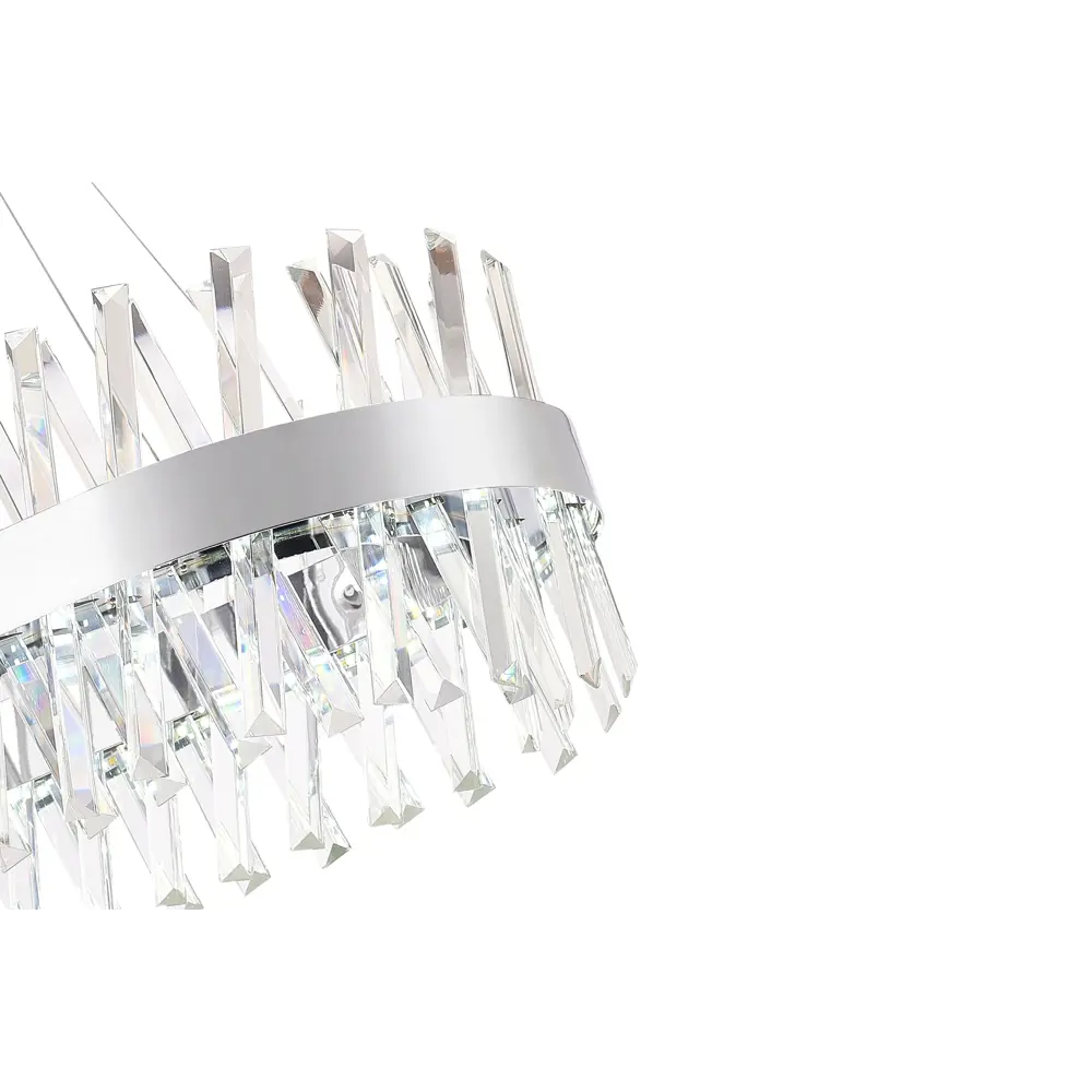 Фото 4 Люстра подвесная светодиодная NATALI KOVALTSEVA LED LAMPS 81249 ALEXANDRIA 22 м² изменение оттенков белого свет цвет хром Фото 4 Люстра подвесная светодиодная NATALI KOVALTSEVA LED LAMPS 81249 ALEXANDRIA 22 м² изменение оттенков белого свет цвет хром