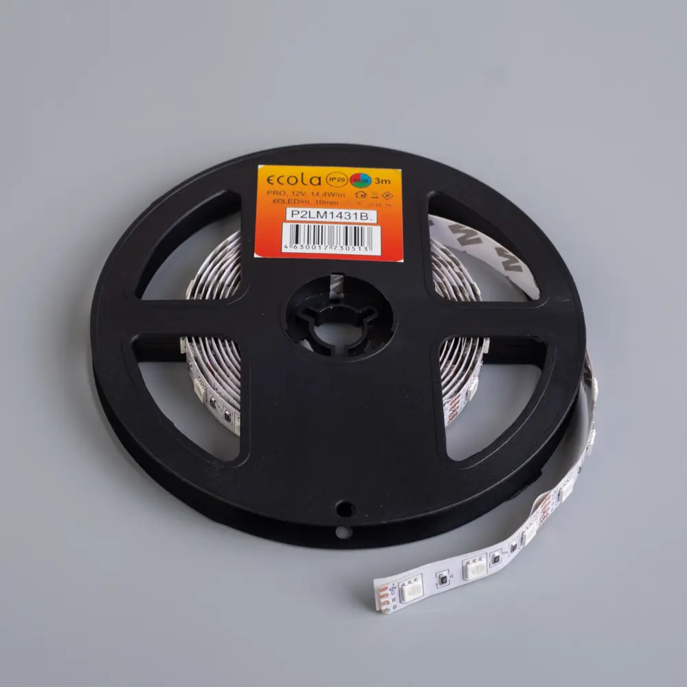 Фото 3 Светодиодная лента ECOLA 4661613 SMD 5050 60 диод/м 12 В IP20 3 м изменение цвета RGB Фото 3 Светодиодная лента ECOLA 4661613 SMD 5050 60 диод/м 12 В IP20 3 м изменение цвета RGB