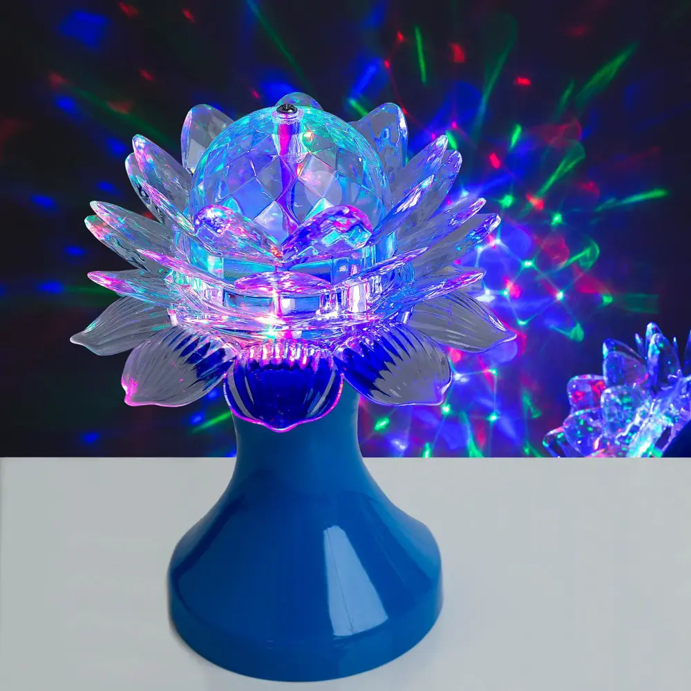 Фото Проектор светодиодный LUAZON LIGHTING 3622818 Цветок, с выключателем Фото Проектор светодиодный LUAZON LIGHTING 3622818 Цветок, с выключателем