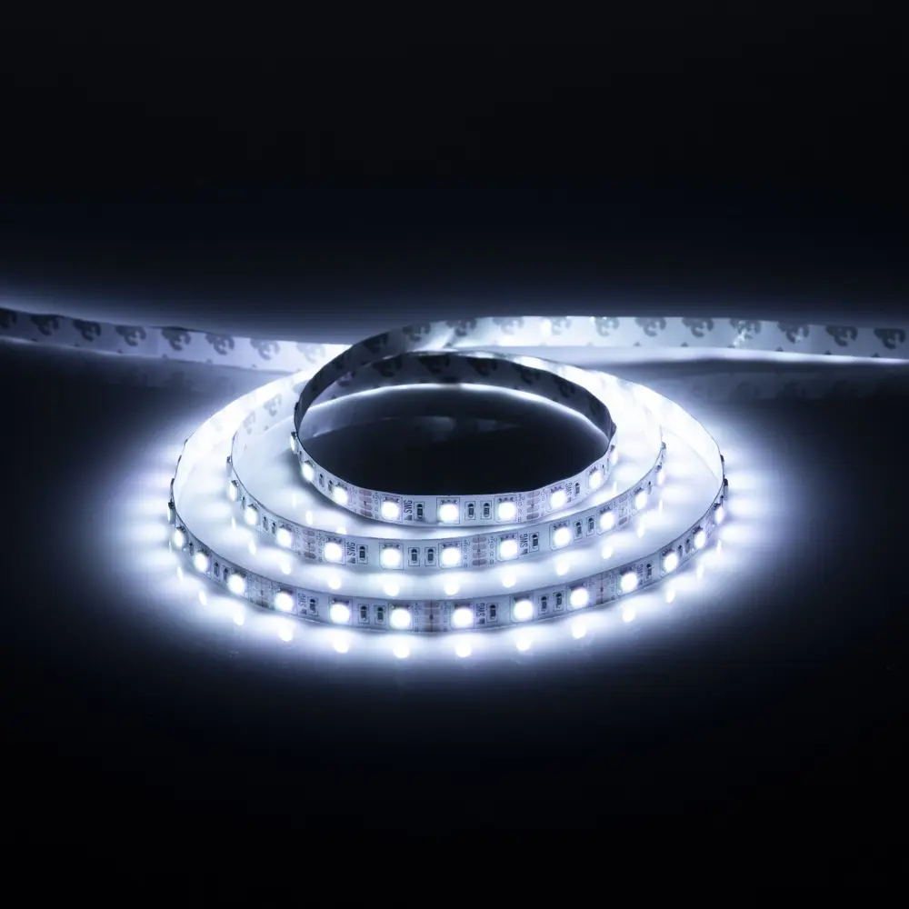 Фото 4 Светодиодная лента SWG 9094083 SMD 5050 60диод/м 12 В IP20 5 м изменение цвета RGB Фото 4 Светодиодная лента SWG 9094083 SMD 5050 60диод/м 12 В IP20 5 м изменение цвета RGB