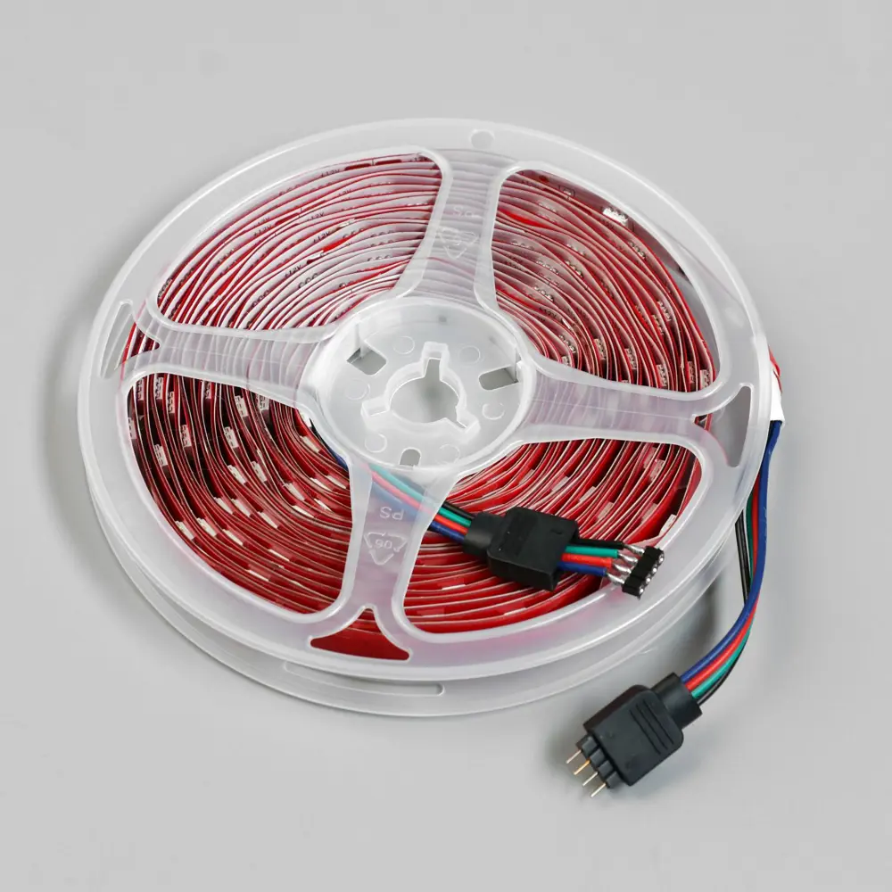 Фото 6 Светодиодная лента URM 6758714 SMD 5050 30диод/м 12 В IP20 5 м изменение цвета RGB Фото 6 Светодиодная лента URM 6758714 SMD 5050 30диод/м 12 В IP20 5 м изменение цвета RGB