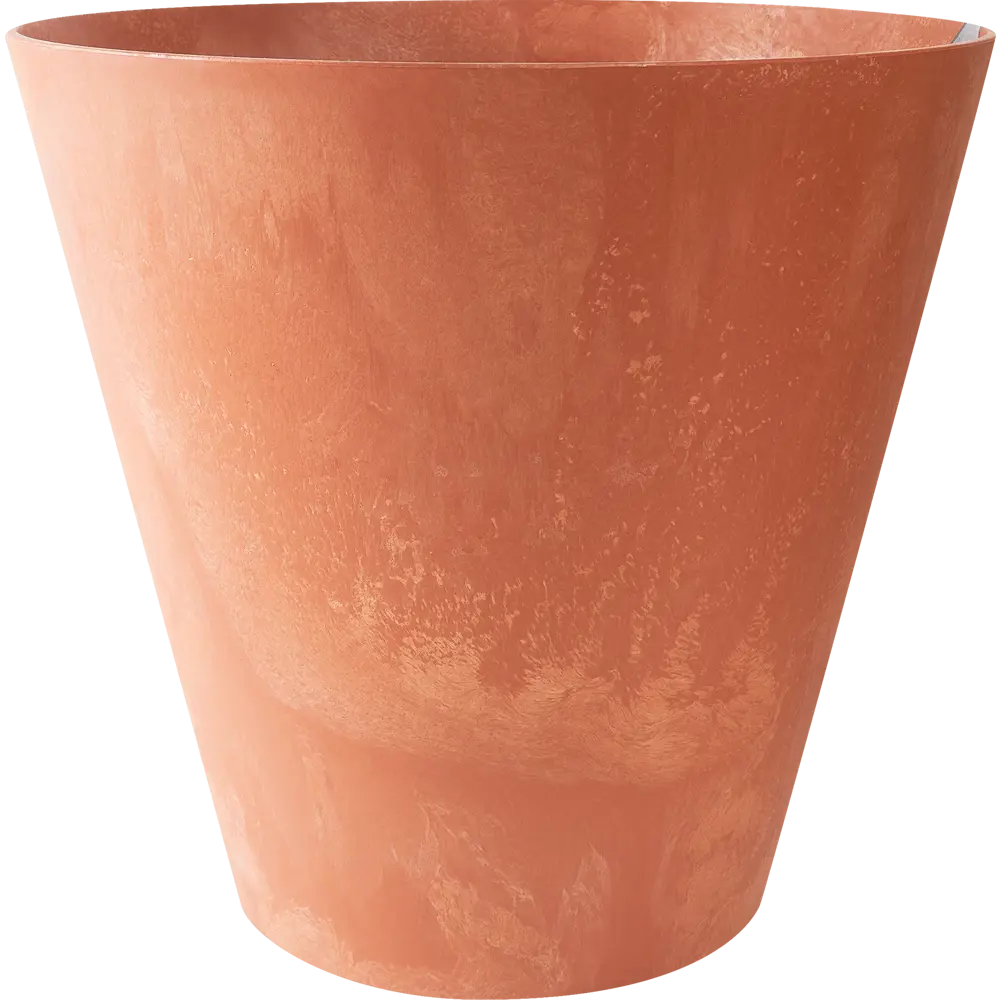 Фото Кашпо для цветов Prosperplast Tubus Effect ø40 h37.3 см v28.5 л пластик терракотовый
