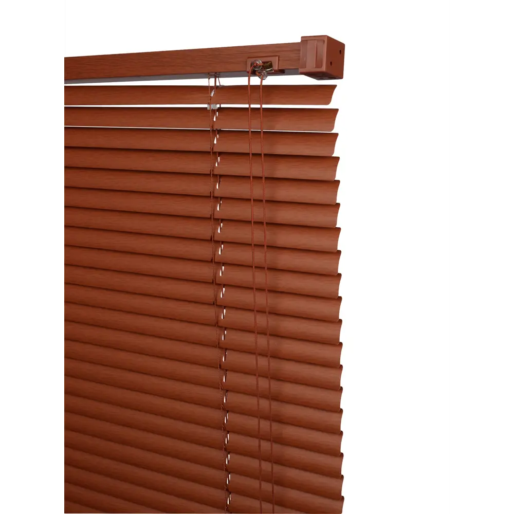 Фото 2 Жалюзи Праймдекор пластиковые 140x150 см махагон Фото 2 Жалюзи Праймдекор пластиковые 140x150 см махагон