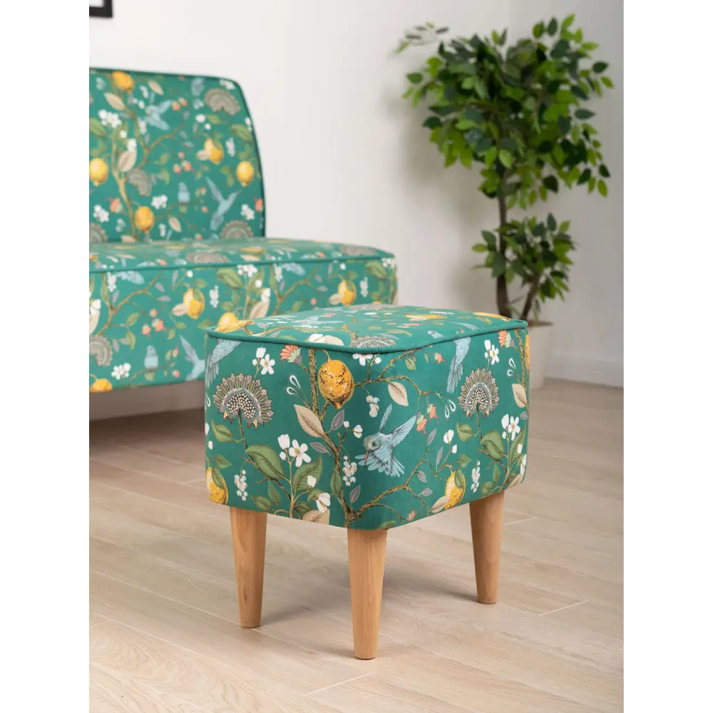 Фото Пуф Monofix Одос 42x42x42 см цвет зеленый Фото Пуф Monofix Одос 42x42x42 см цвет зеленый