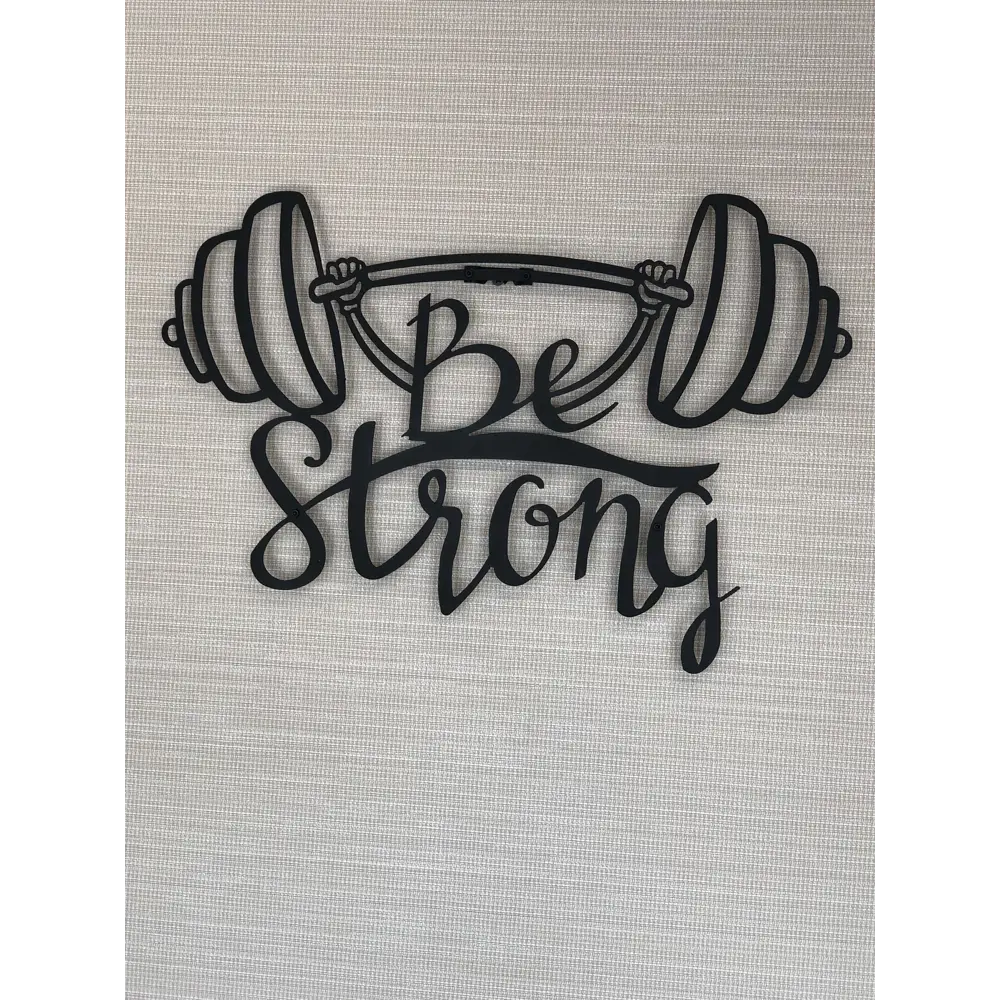Фото Панно настенное металлическое Buanart BE STRONG48.5x32.6 см Фото Панно настенное металлическое Buanart BE STRONG48.5x32.6 см