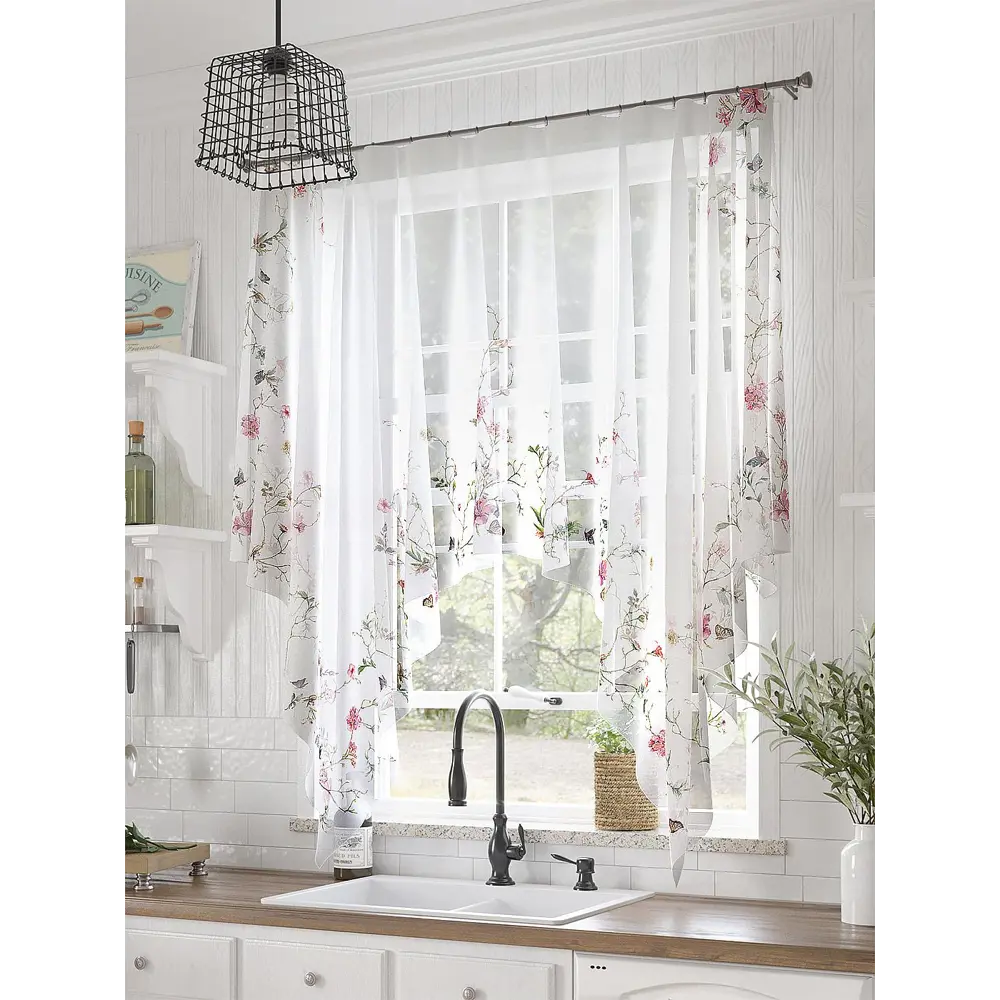 Фото Тюль Томдом TD-534049 на шторной ленте, 145x200 см, цвет разноцветный Фото Тюль Томдом TD-534049 на шторной ленте, 145x200 см, цвет разноцветный