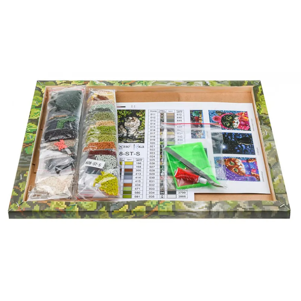 Фото 3 Алмазная мозаика на подрамнике Белоснежка Выгодная позиция 608-ST-S, 30x40 см