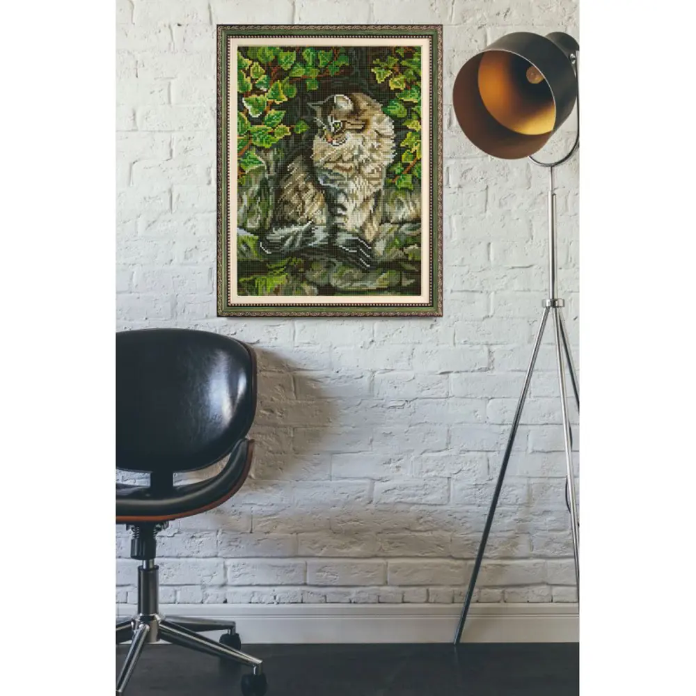 Фото 6 Алмазная мозаика на подрамнике Белоснежка Выгодная позиция 608-ST-S, 30x40 см