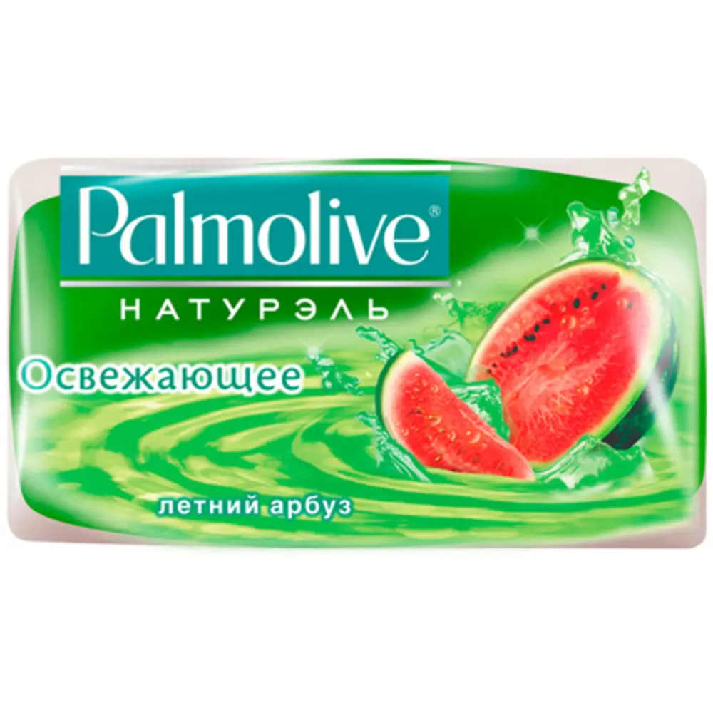 Фото Мыло Palmolive Освежающее с глицерином арбуз 90 г Фото Мыло Palmolive Освежающее с глицерином арбуз 90 г
